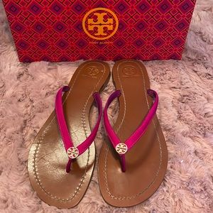 Tory Burch Terra Thong in Violet Glow
